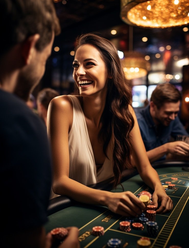 Antarmuka streaming Shio Table kim toto menampilkan dealer, kartu, dan chat pemain